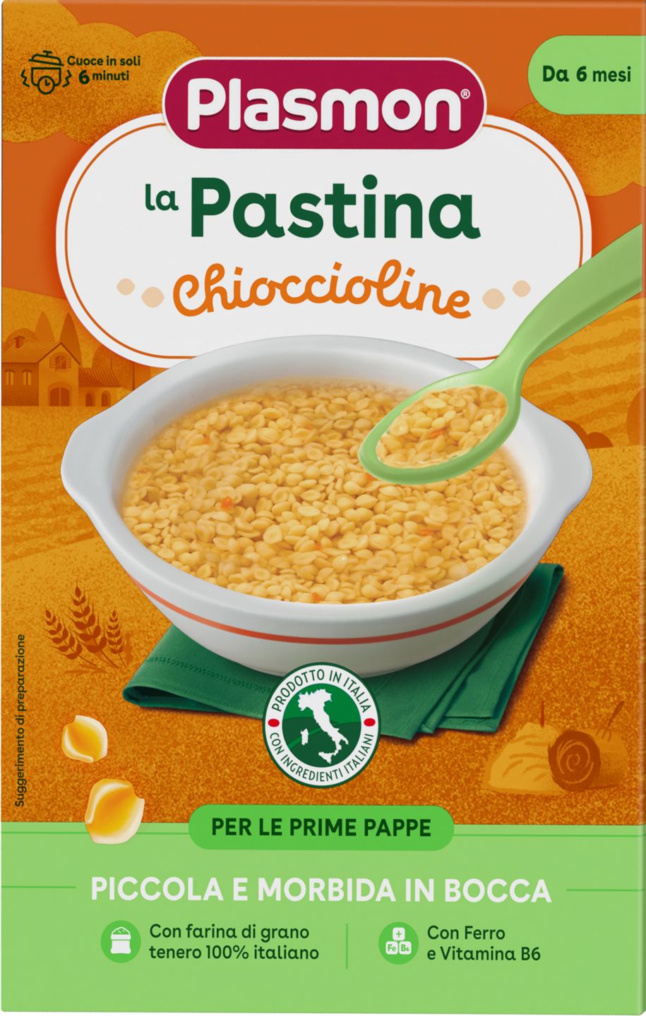 Различни видове 300 гр, 6м+ (Plasmon, Паста)