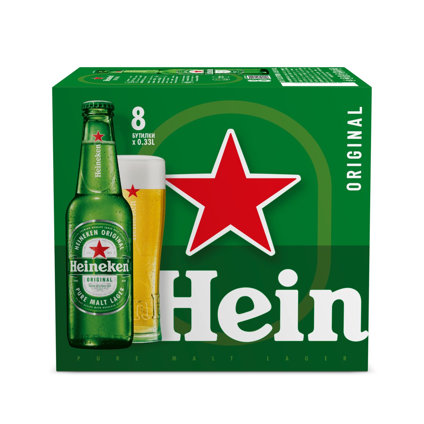 Бира 5% vol (HEINEKEN)