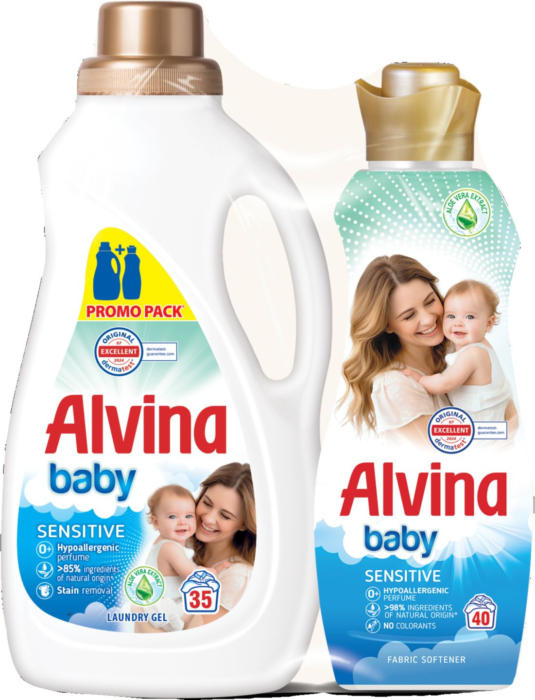 Гел и Омекотител промопакет (Alvina Baby)