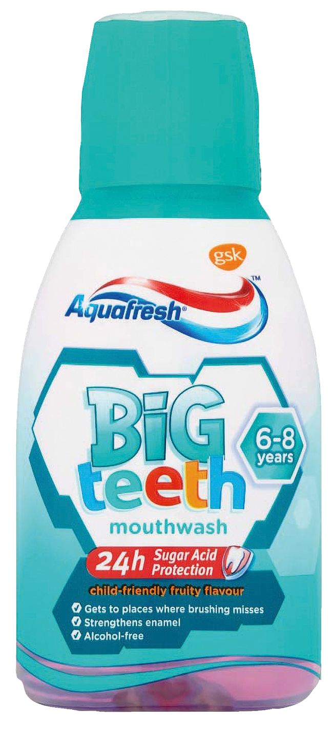 Детска вода за уста Big teeth (Aquafresh)