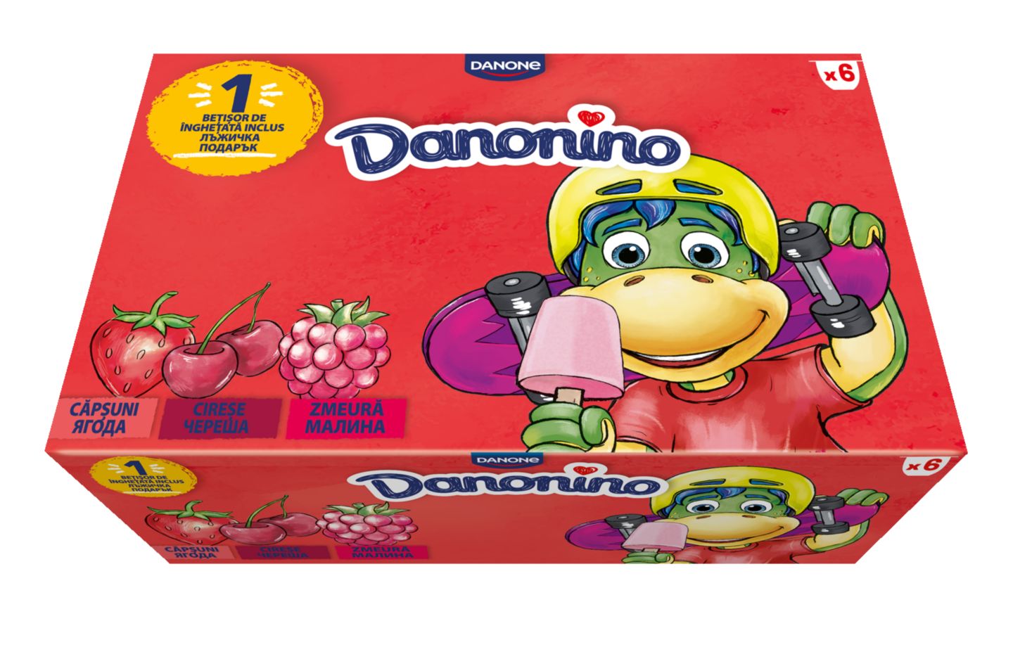 Млечен десерт различни видове (DANONINO)