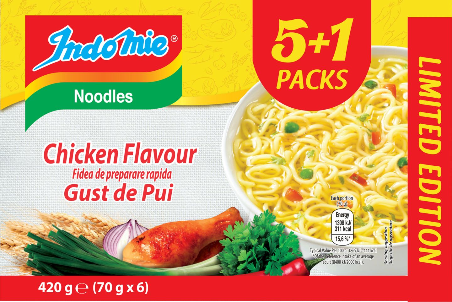 Инстантни нудли различни видове (INDOMIE)