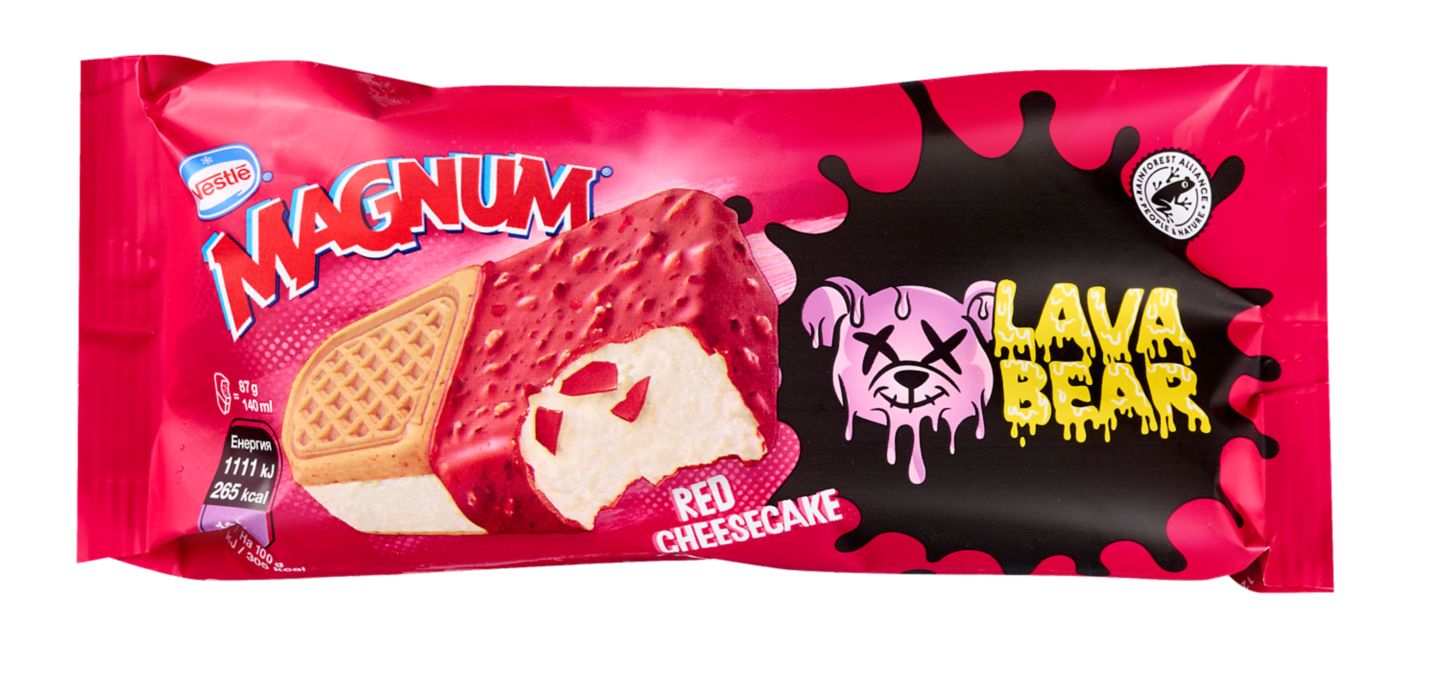 Сладолед различни вкусове (Magnum Lava Bear)