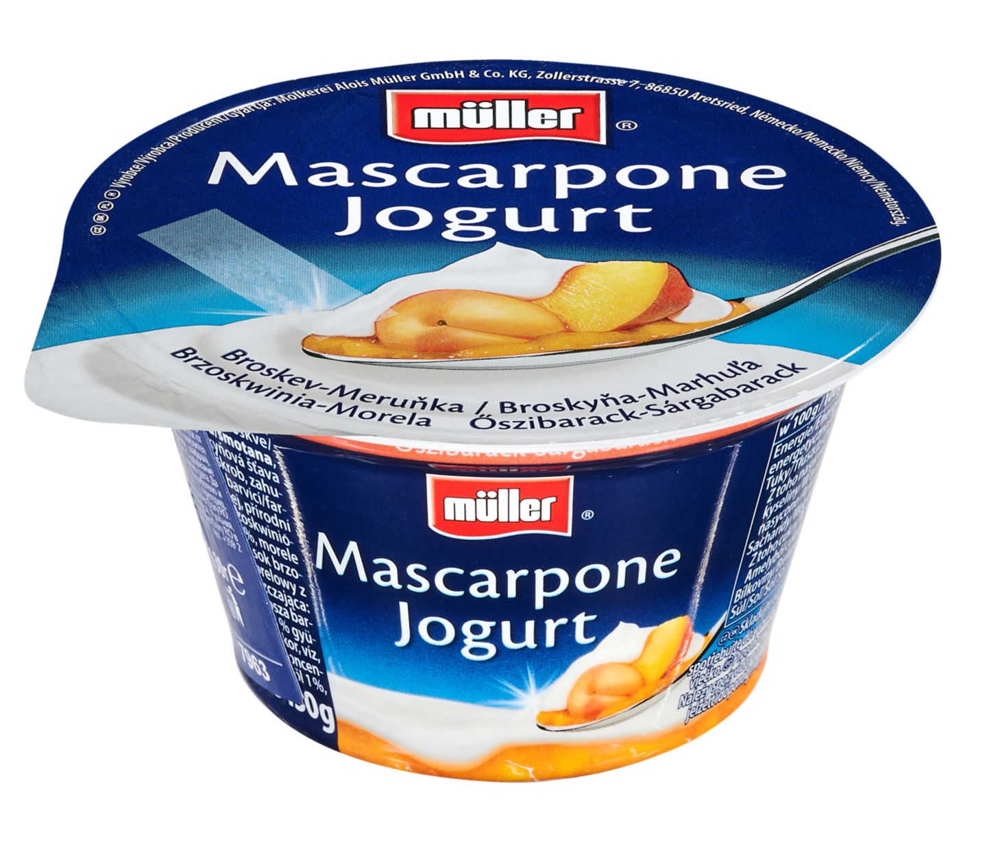 Йогурт с маскарпоне различни вкусове (Müller)
