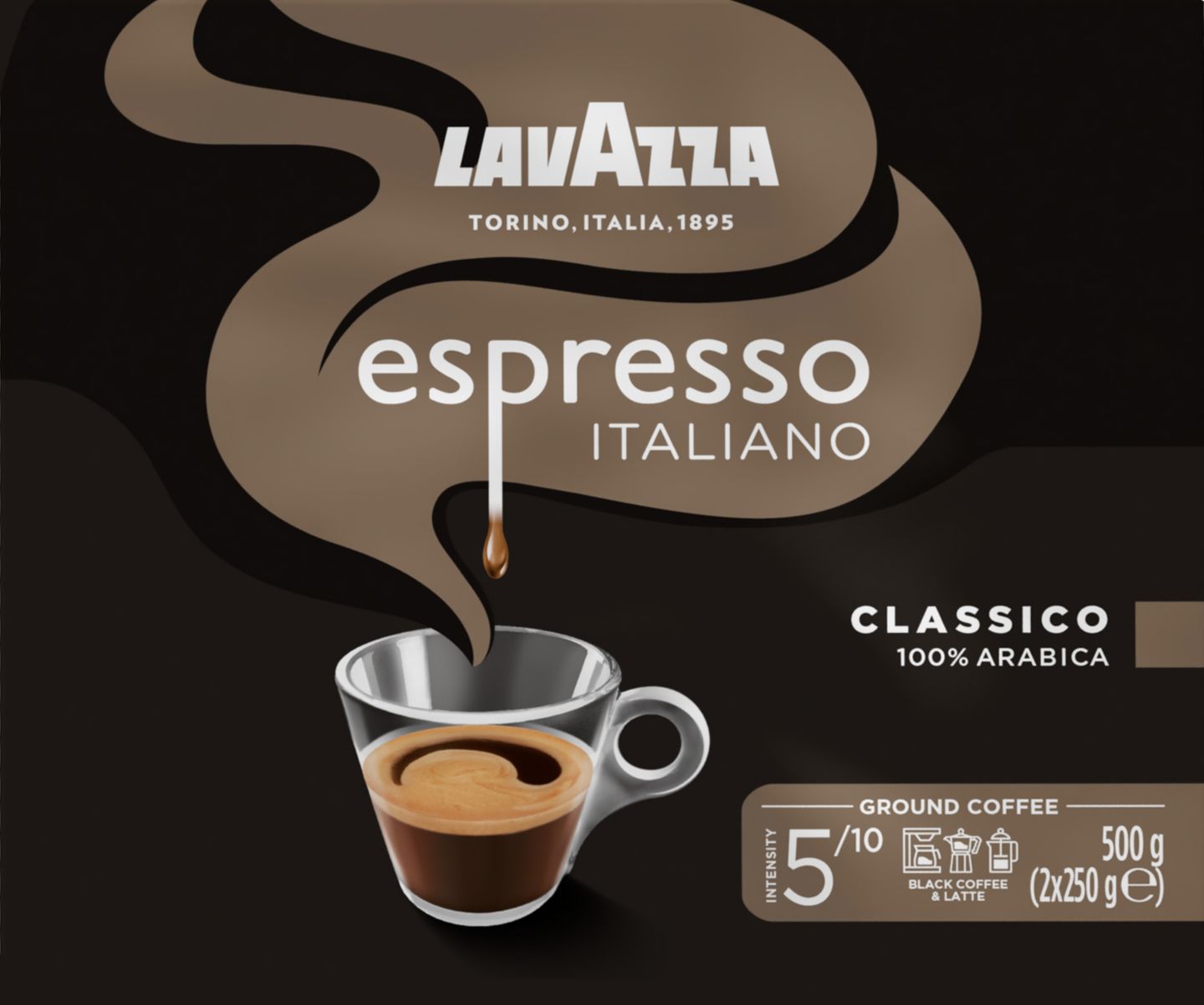 Мляно кафе Еspresso Italiano Classico (Lavazza)