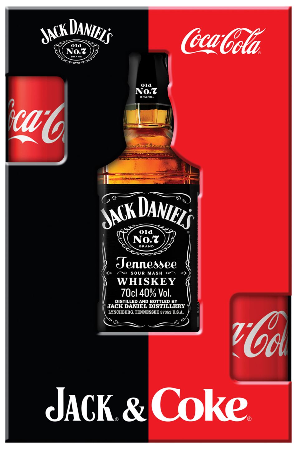 Tennessee уиски промопакет (Jack Daniel's + Coca Cola)