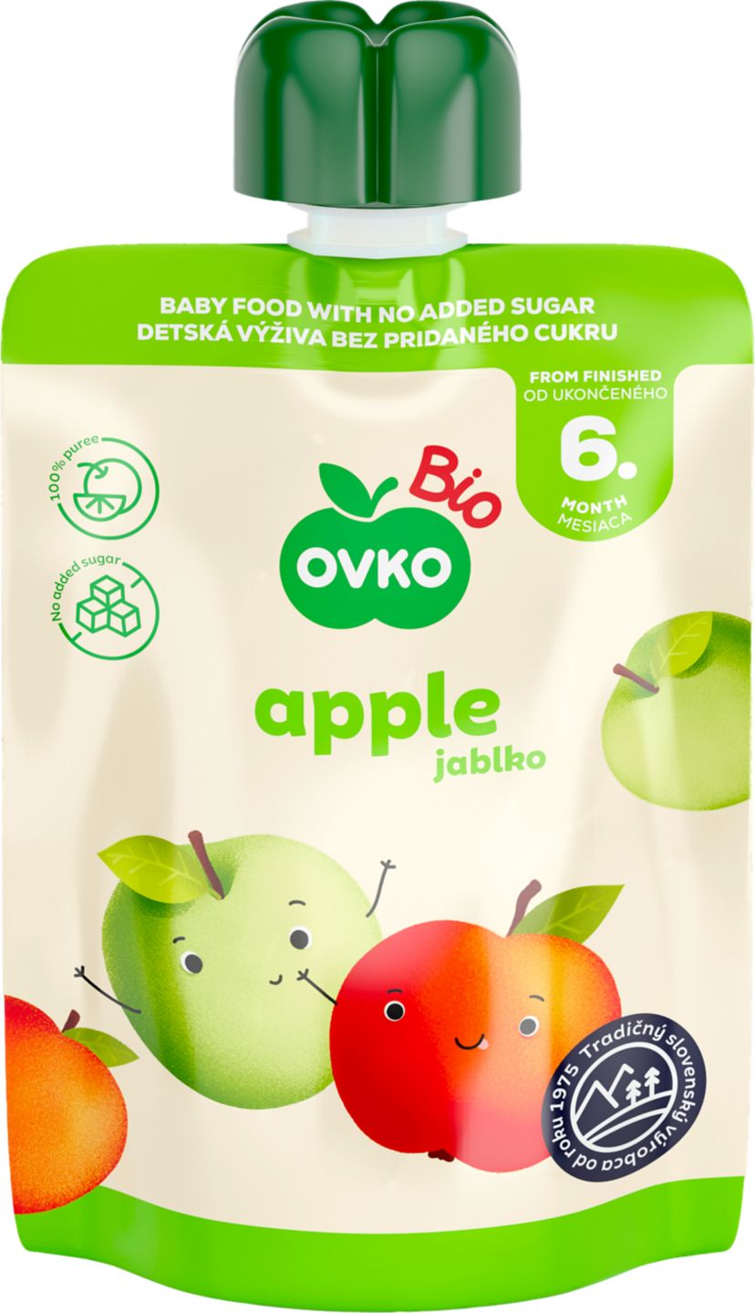 Плодово пюре различни видове (Ovko Bio)